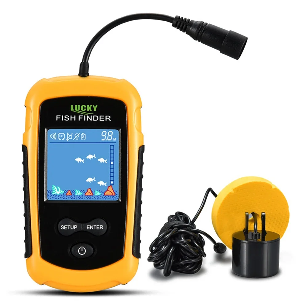 Fish Finder Portable - Şanslı LCD Renkli Ekran Taşınabilir Kablolu