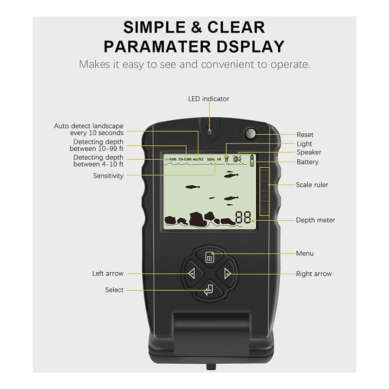Yeni Taşınabilir Balık Bulucu, - Fish Finder Portable incelemesi ve fiyatı