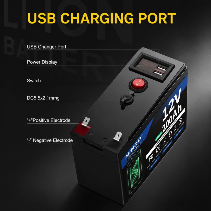 12V 200Ah LiFePO4 Batarya Deri - Fish Finder Charger incelemesi ve fiyatı