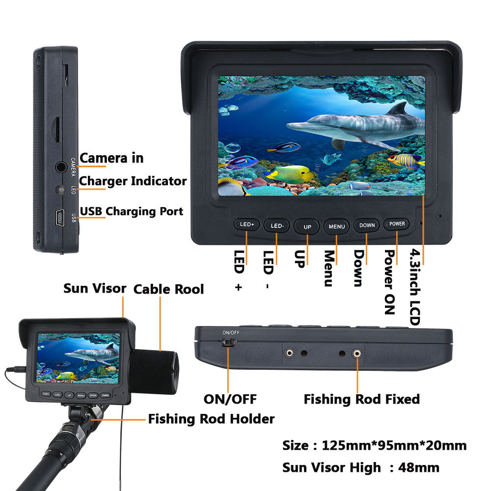15M 1200TVL Sualtı Balıkçılık  - Fish Finder Cable incelemesi ve fiyatı