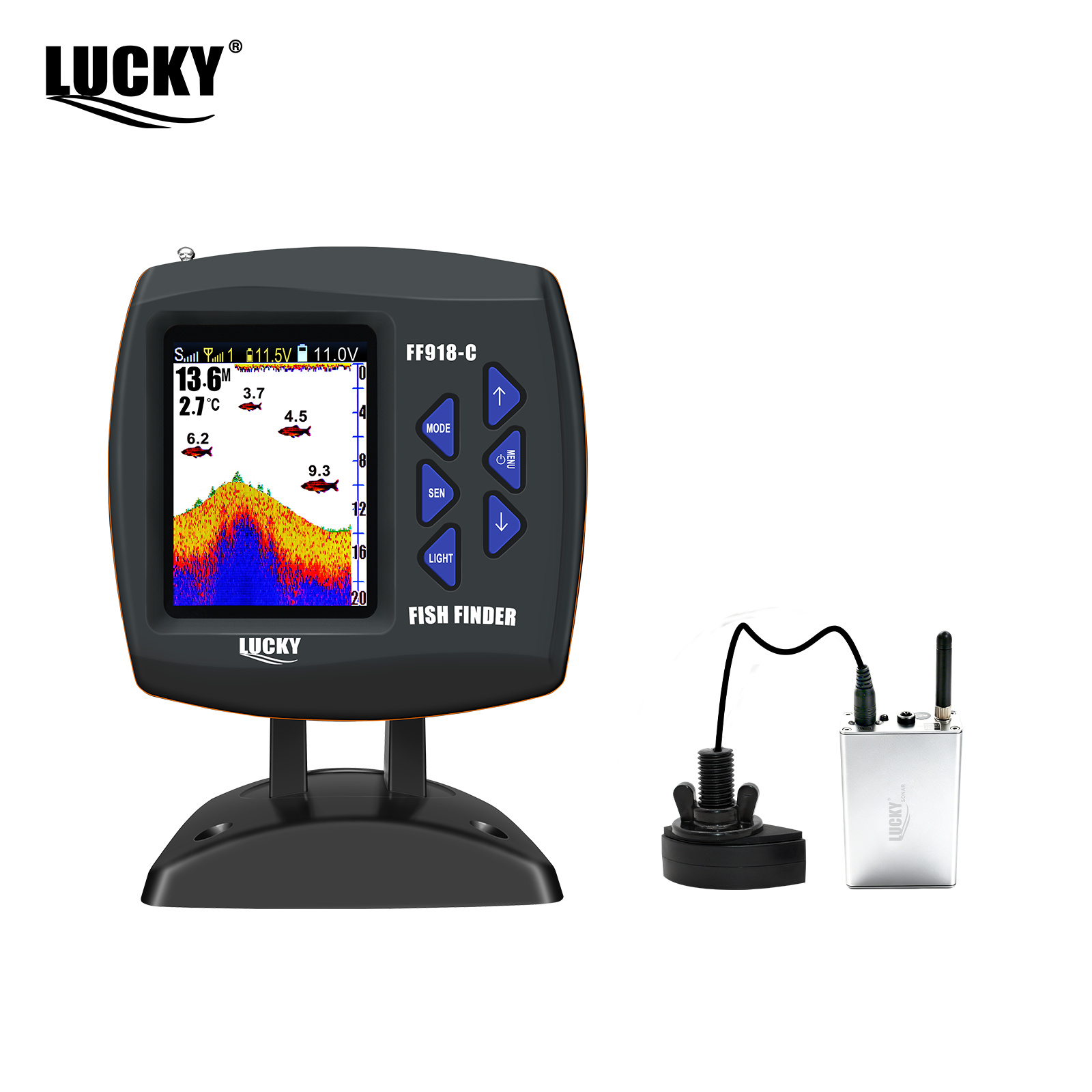 Lucky FF918 Kablosuz Uzaktan K - Fish Finder Gps incelemesi ve fiyatı