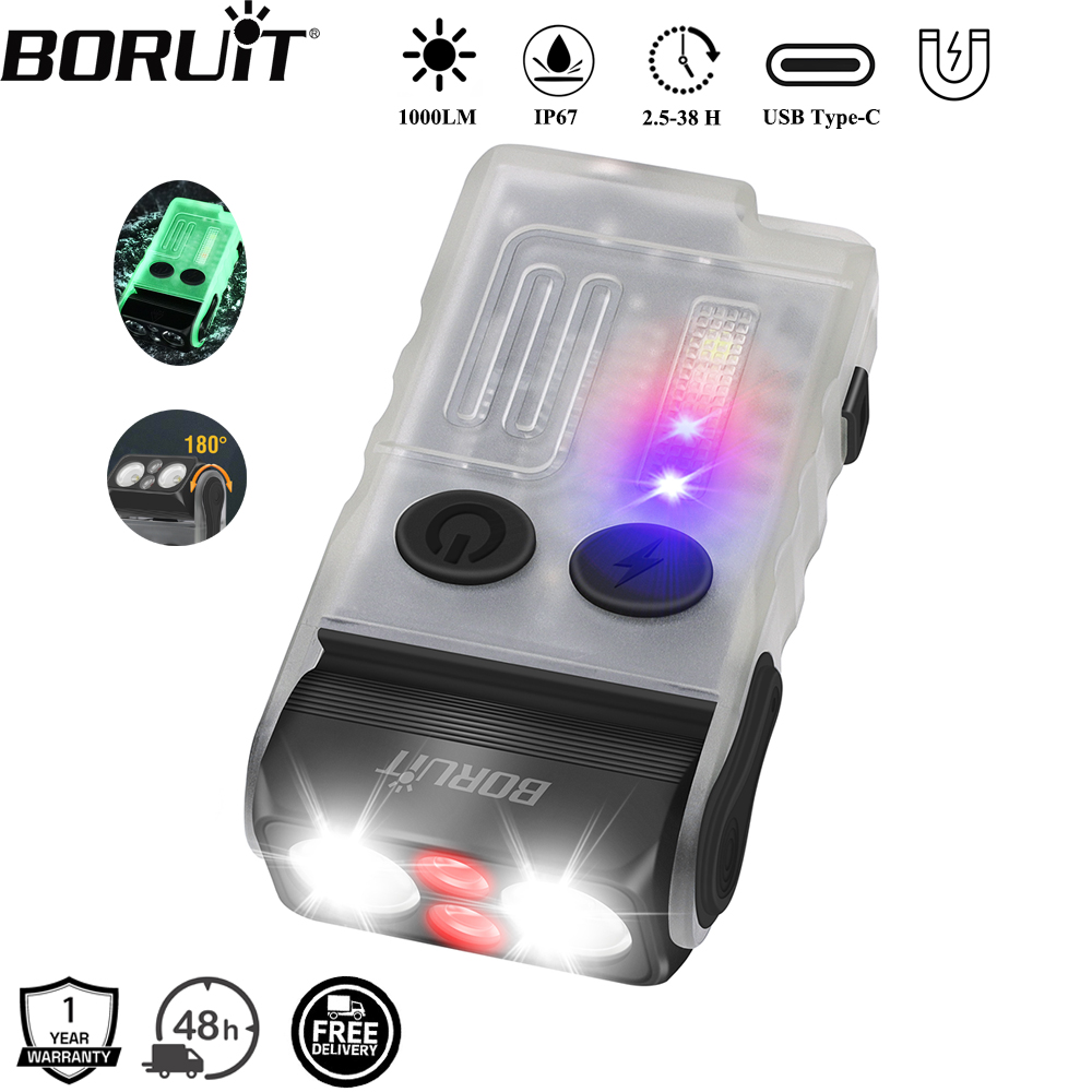 BORUiT V20 Buzzer EDC LED Anah - Fishing Light incelemesi ve fiyatı